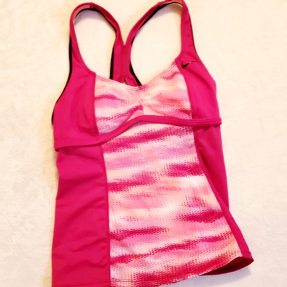 Nike athletic racer back top